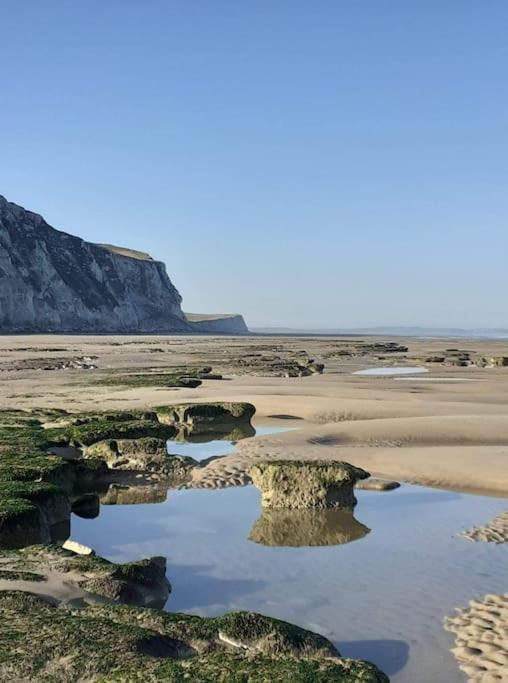 "La Cabane Du Sentier", Logement Original En Bois Et Sur Pilotis Avec Beau Jardin Et Tres Proche De La Mer Sangatte Kültér fotó